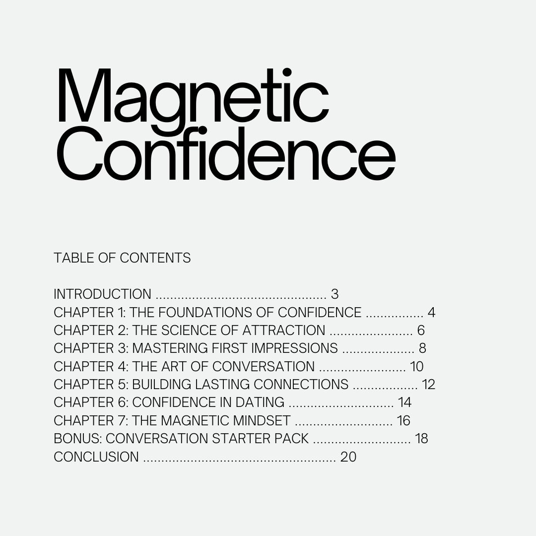 Magnetic Confidence E-Book